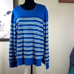 Liz Claiborne striped sweater XXLT NWT